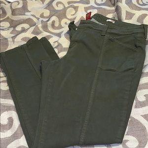 Green Skinny Jeans Sz 19